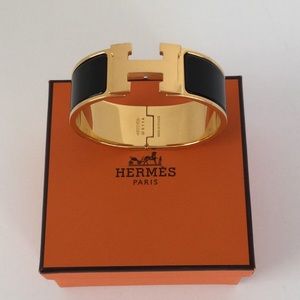 SOLD! Hermès Wide Clic Clac H Bracelet